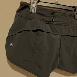 Black Lululemon Running Shorts